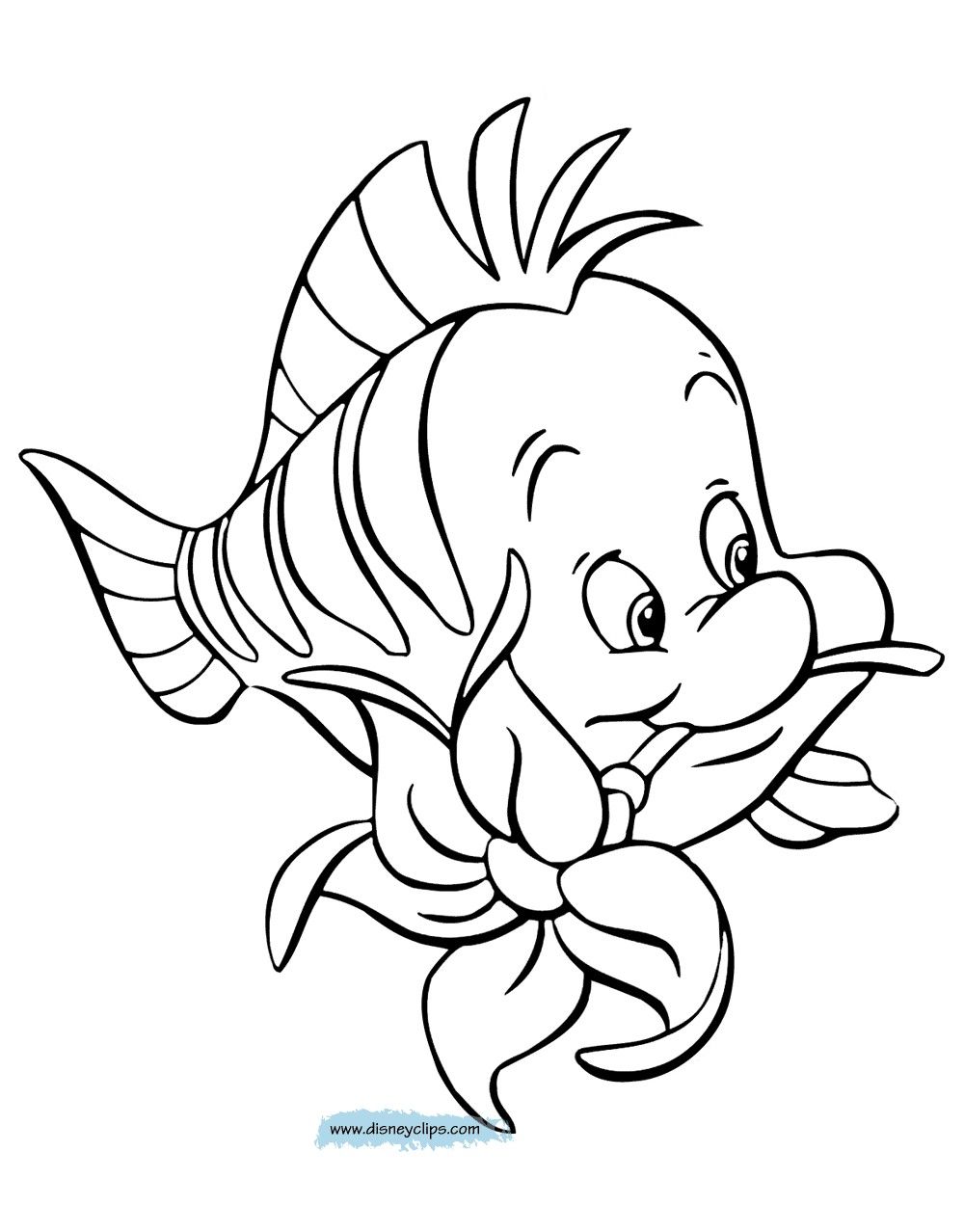 34 Cute Coloring Pages Little Mermaid Printable 34