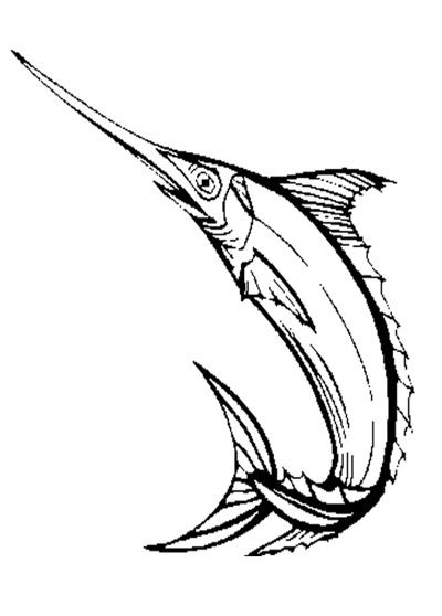 34 Graceful Swordfish Coloring Pages Printable 7