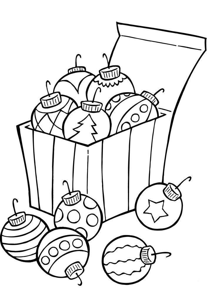 35 Christmas Gifts Coloring Pages Printable 21