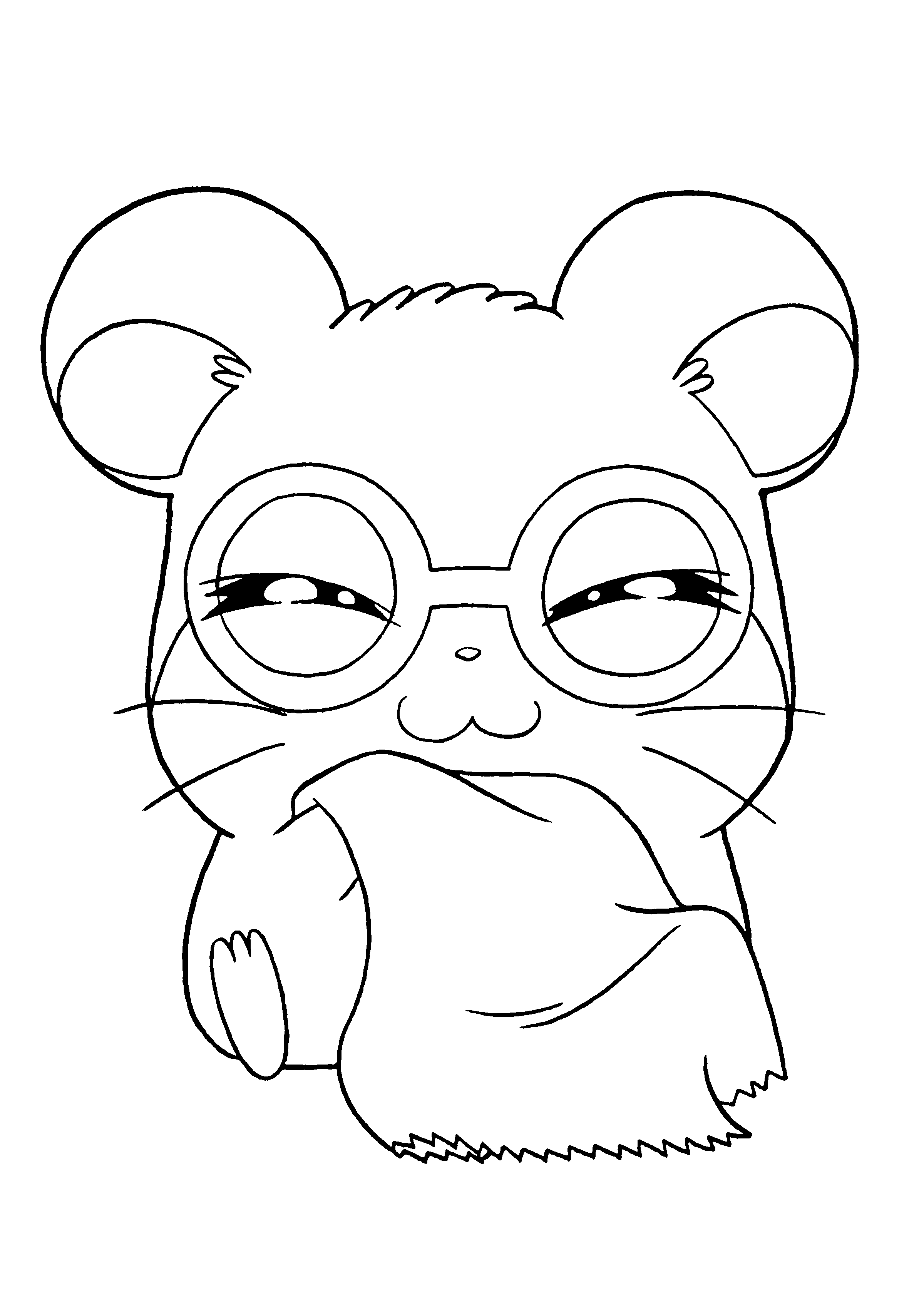 35 Cute Hamster Coloring Pages Printable 22