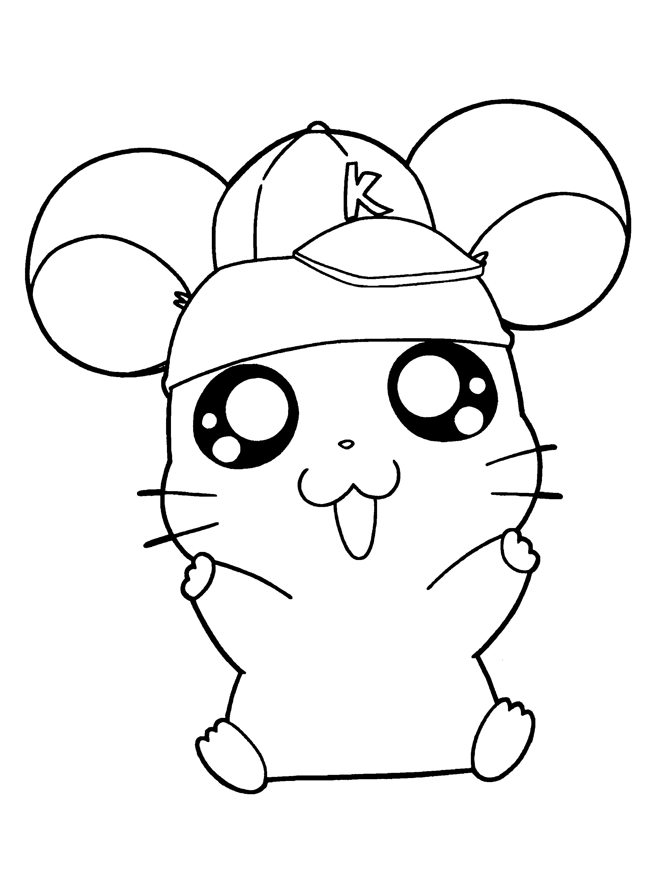 35 Cute Hamster Coloring Pages Printable 28