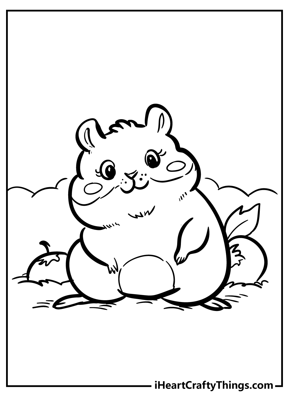 35 Cute Hamster Coloring Pages Printable 29