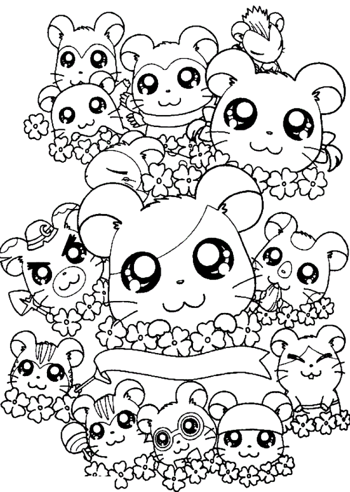 35 Cute Hamster Coloring Pages Printable 5