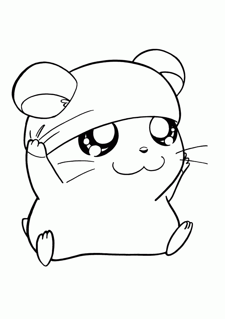 35 Cute Hamster Coloring Pages Printable 9