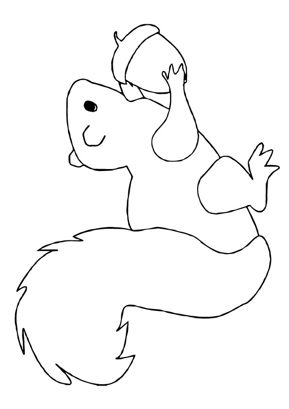 35 Cute Squirrels Coloring Pages Printable 20