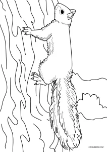 35 Cute Squirrels Coloring Pages Printable 23