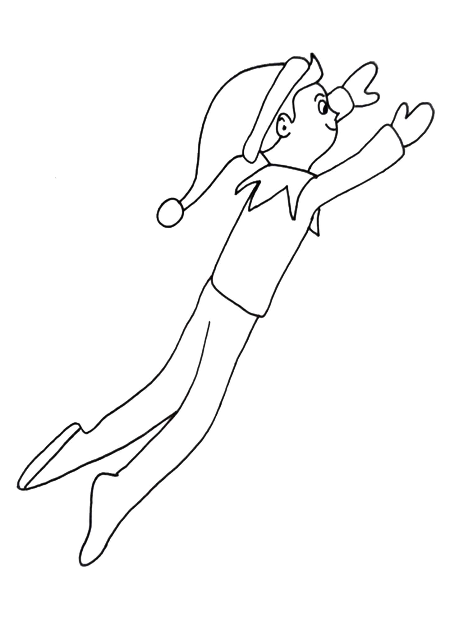 35 Elf On The Shelf Coloring Pages Printable 12