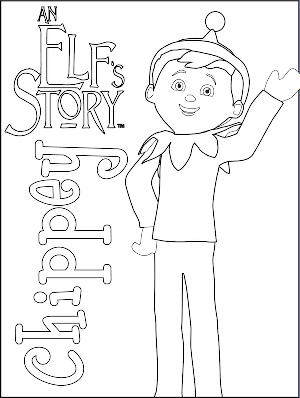 35 Elf On The Shelf Coloring Pages Printable 23