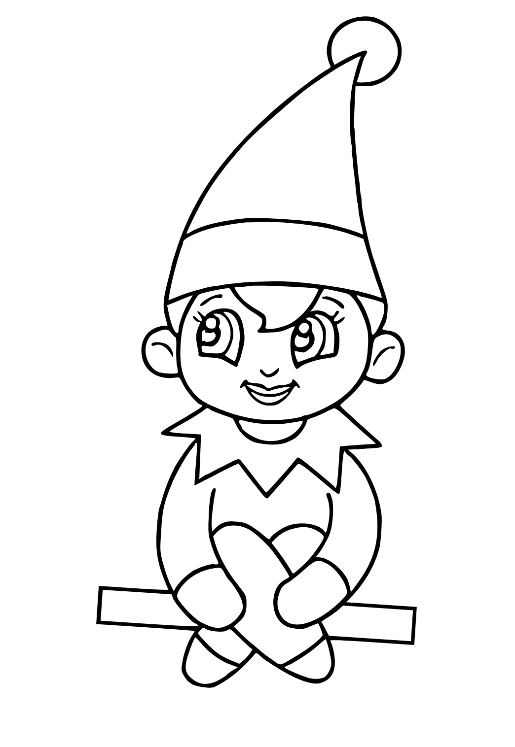 35 Elf On The Shelf Coloring Pages Printable 4