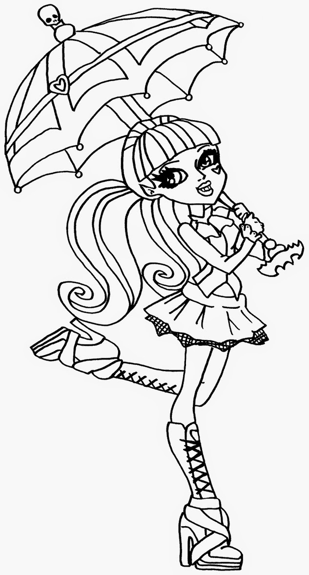 35 Fun Frankie Stein Coloring Pages Monster High Printable 34