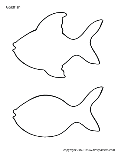 35 Goldfish Coloring Page Printable 12