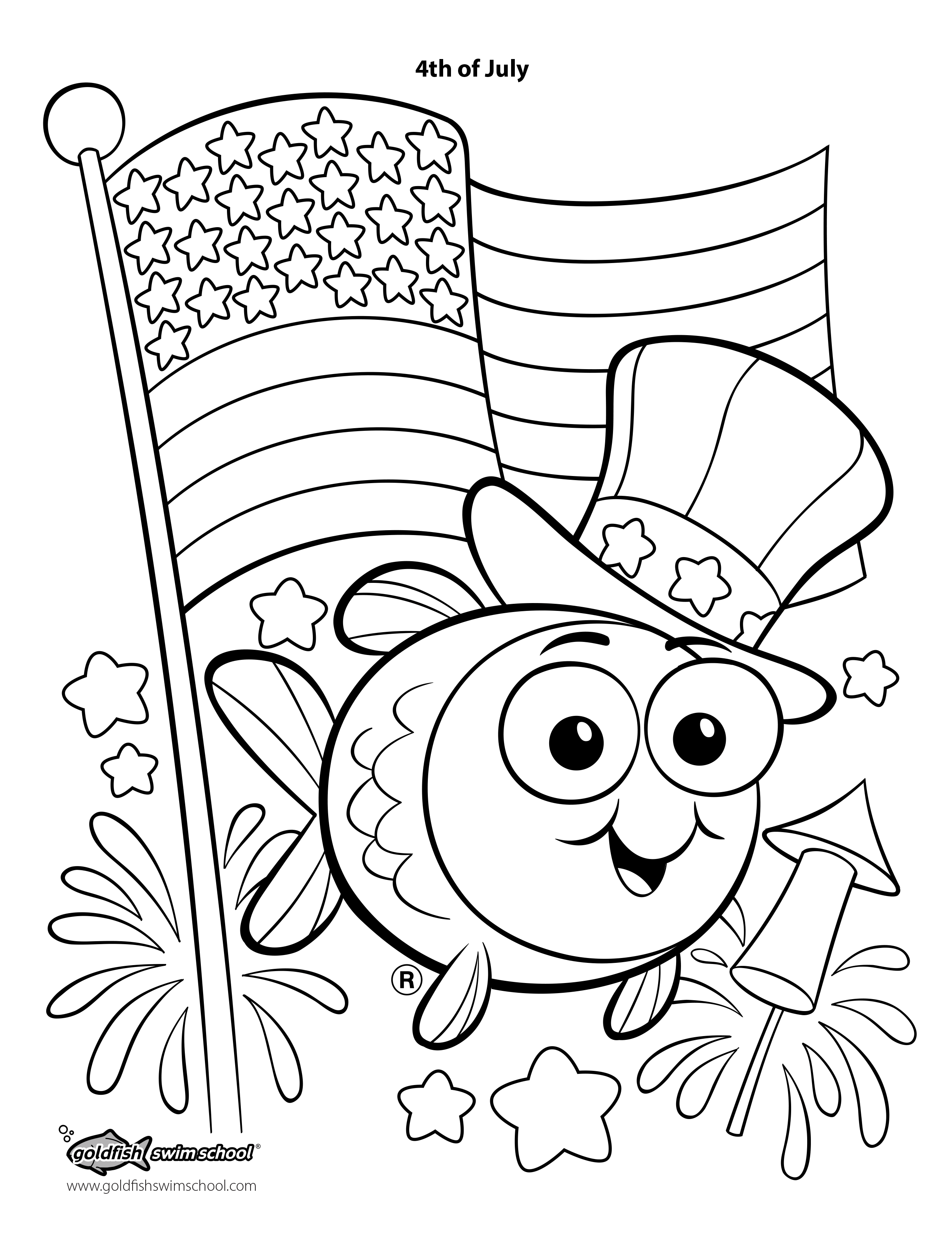 35 Goldfish Coloring Page Printable 22