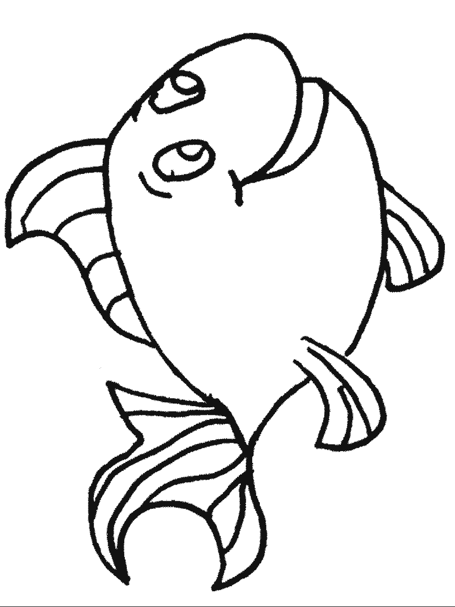 35 Goldfish Coloring Page Printable 23