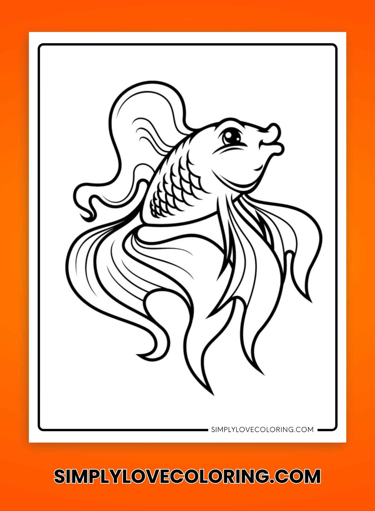 35 Goldfish Coloring Page Printable 25