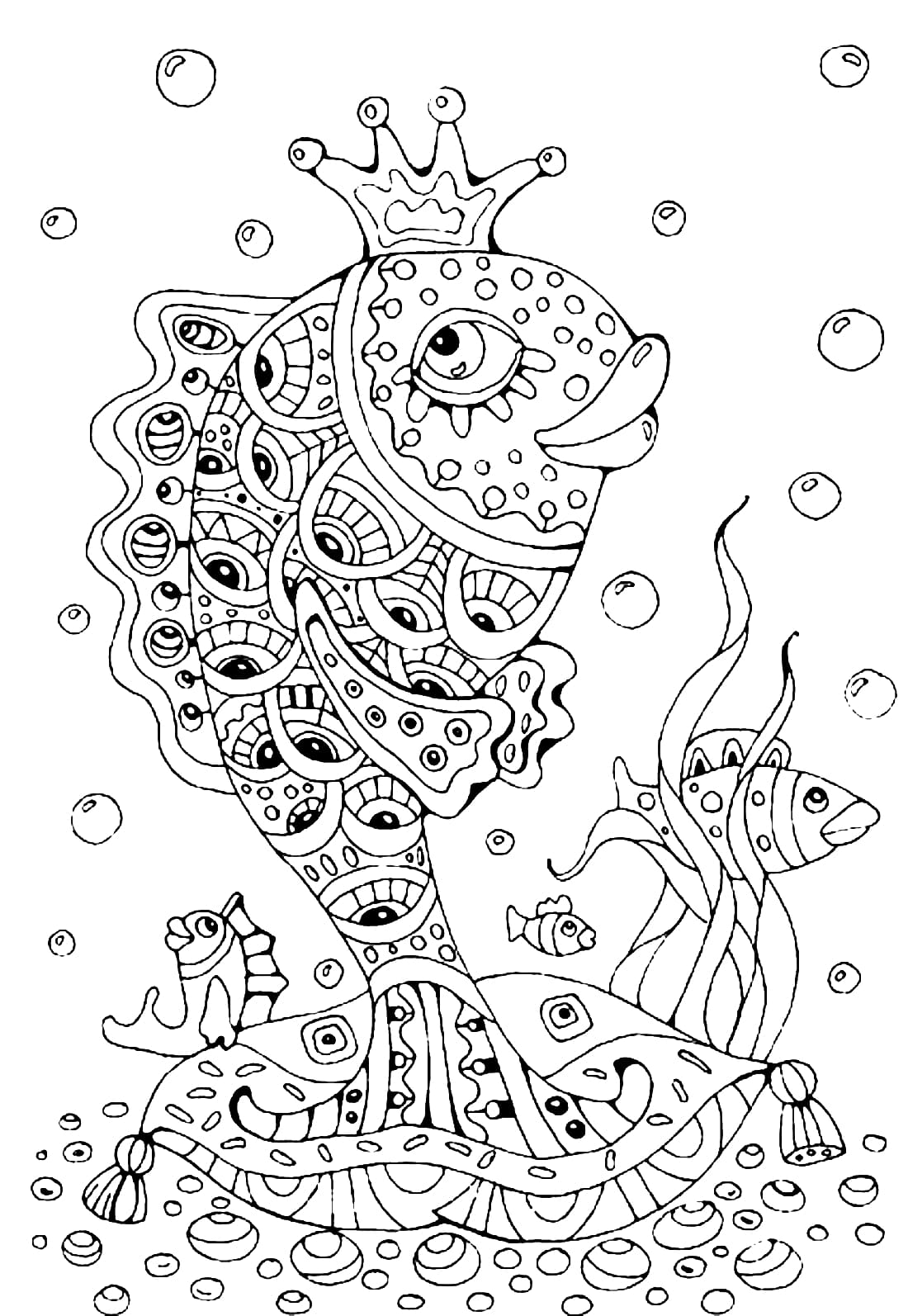 35 Goldfish Coloring Page Printable 27