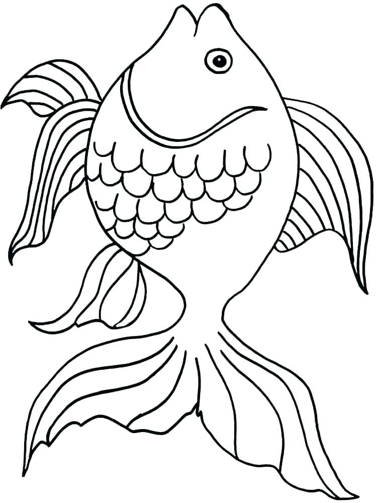 35 Goldfish Coloring Page Printable 4