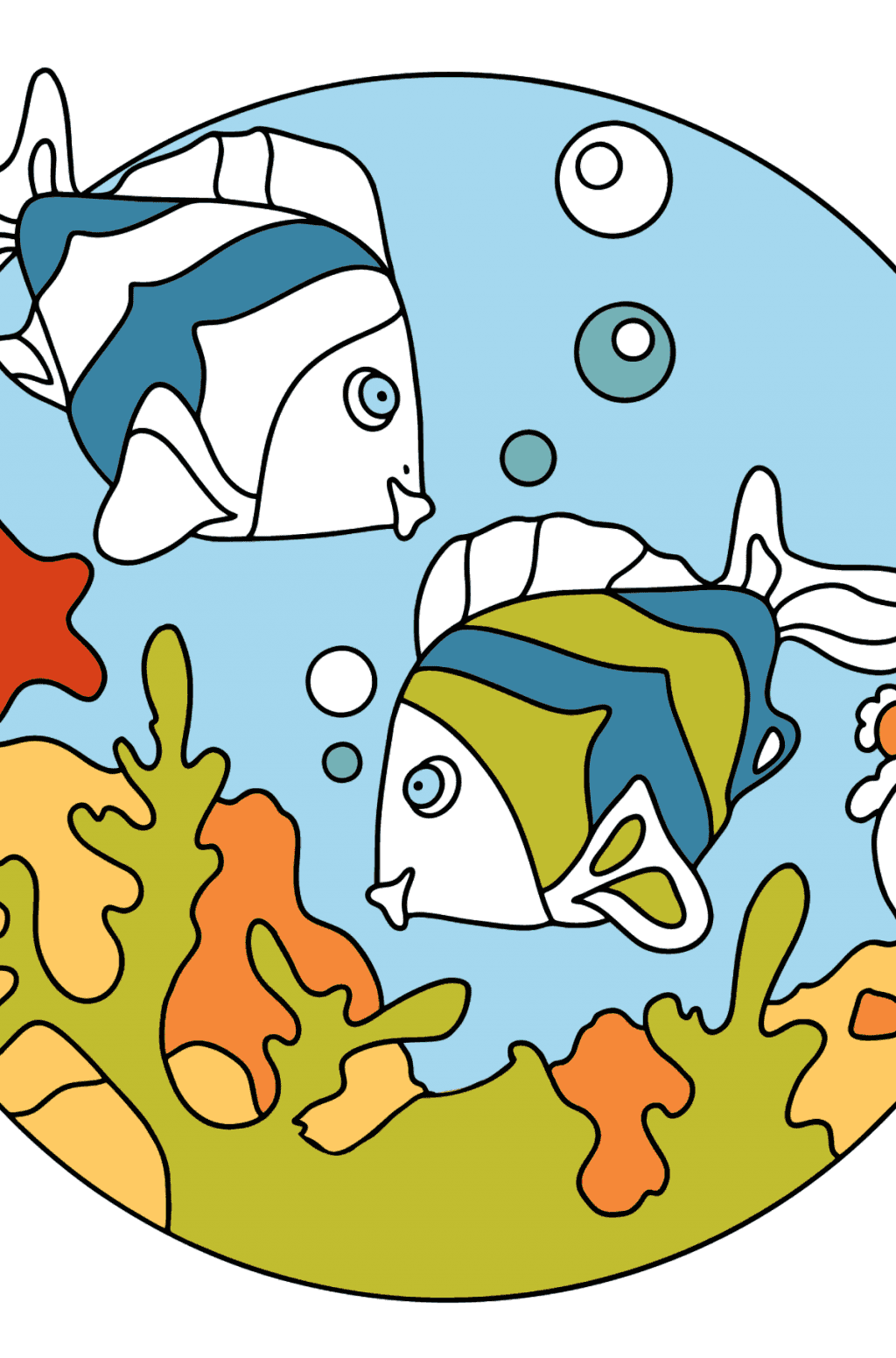 35 Goldfish Coloring Page Printable 9