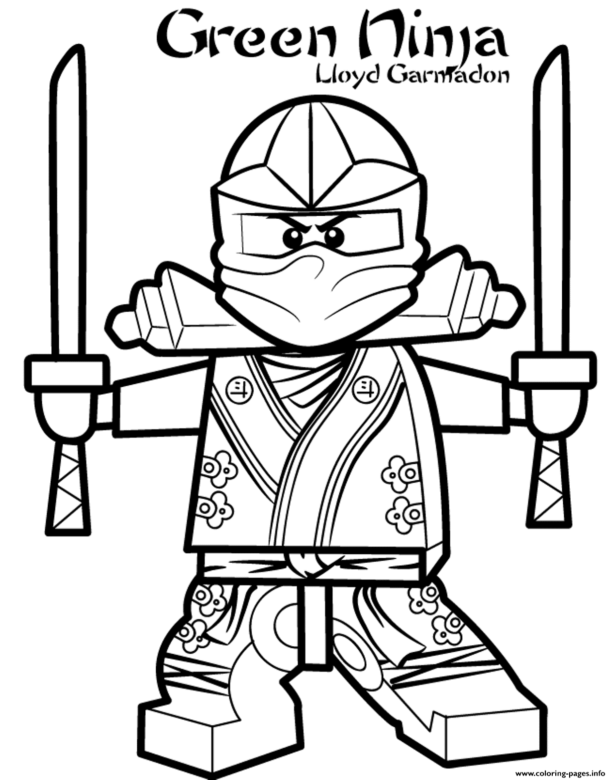 35 Ninjago Coloring Pages for Kids Printable 14