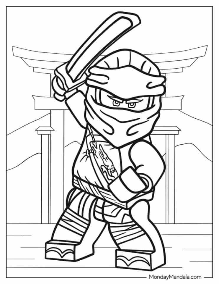 35 Ninjago Coloring Pages for Kids Printable 28