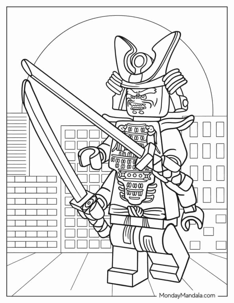 35 Ninjago Coloring Pages for Kids Printable 3