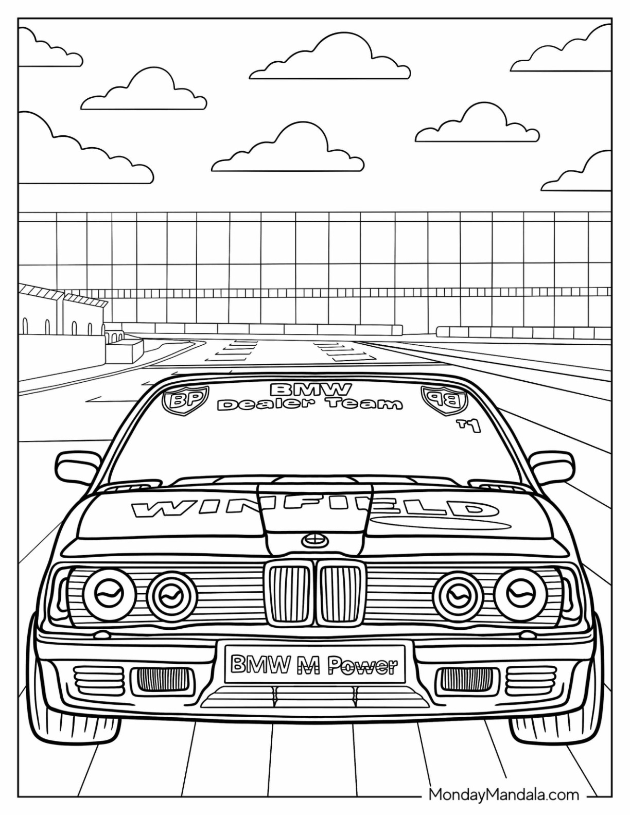 35 Stunning BMW Coloring Pages Printable 28