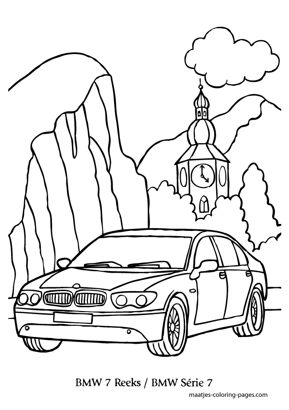 35 Stunning BMW Coloring Pages Printable 3