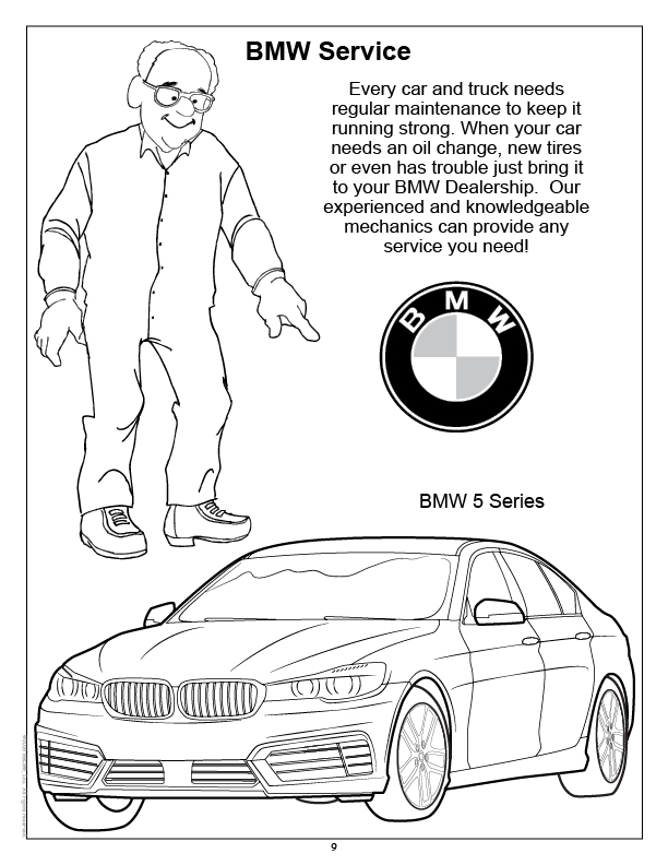 35 Stunning BMW Coloring Pages Printable 30