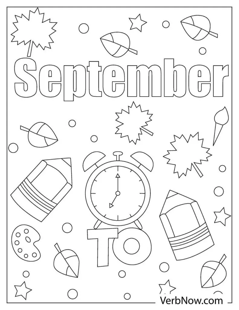 36 Bright September Coloring Pages Printable 7