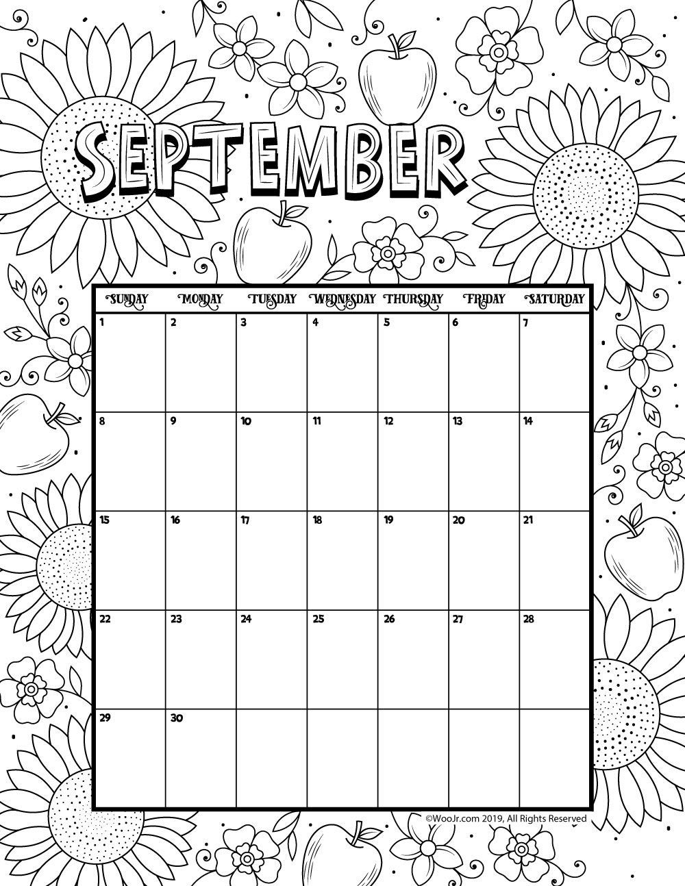 36 Bright September Coloring Pages Printable 8