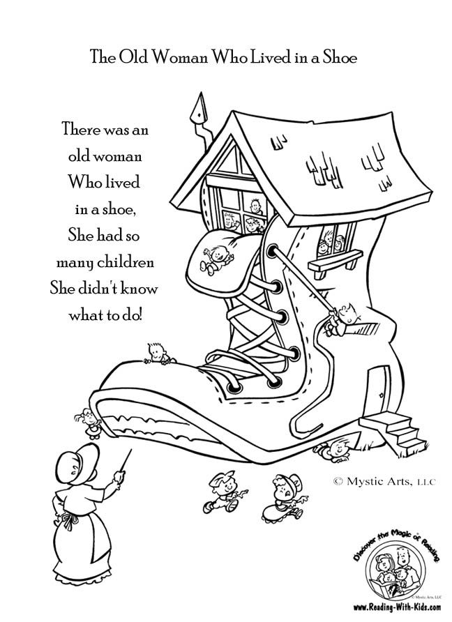 36 Free Printable Nursery Rhyme Coloring Pages 12