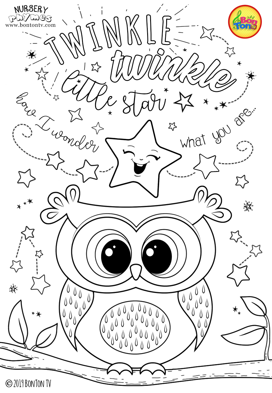 36 Free Printable Nursery Rhyme Coloring Pages 16