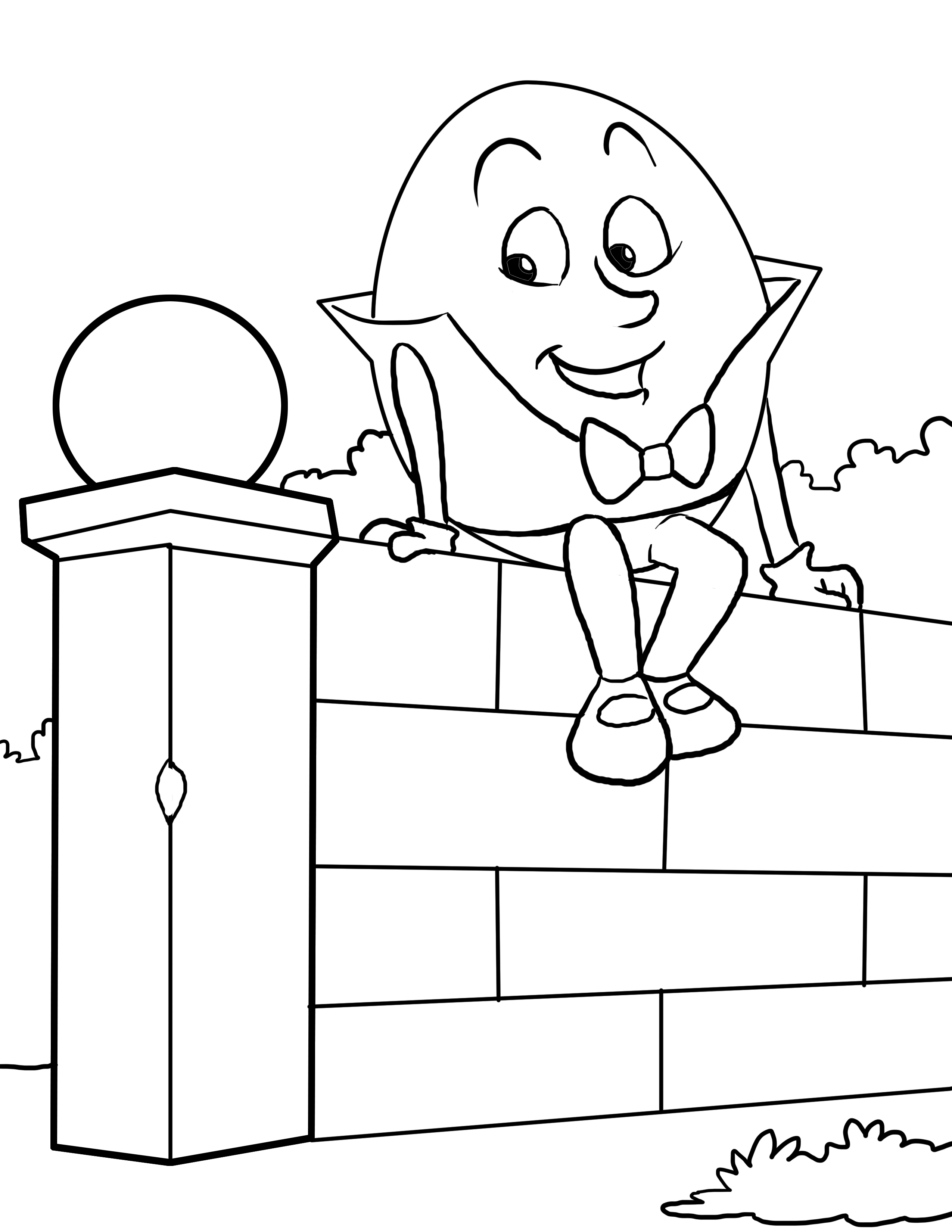 36 Free Printable Nursery Rhyme Coloring Pages 25