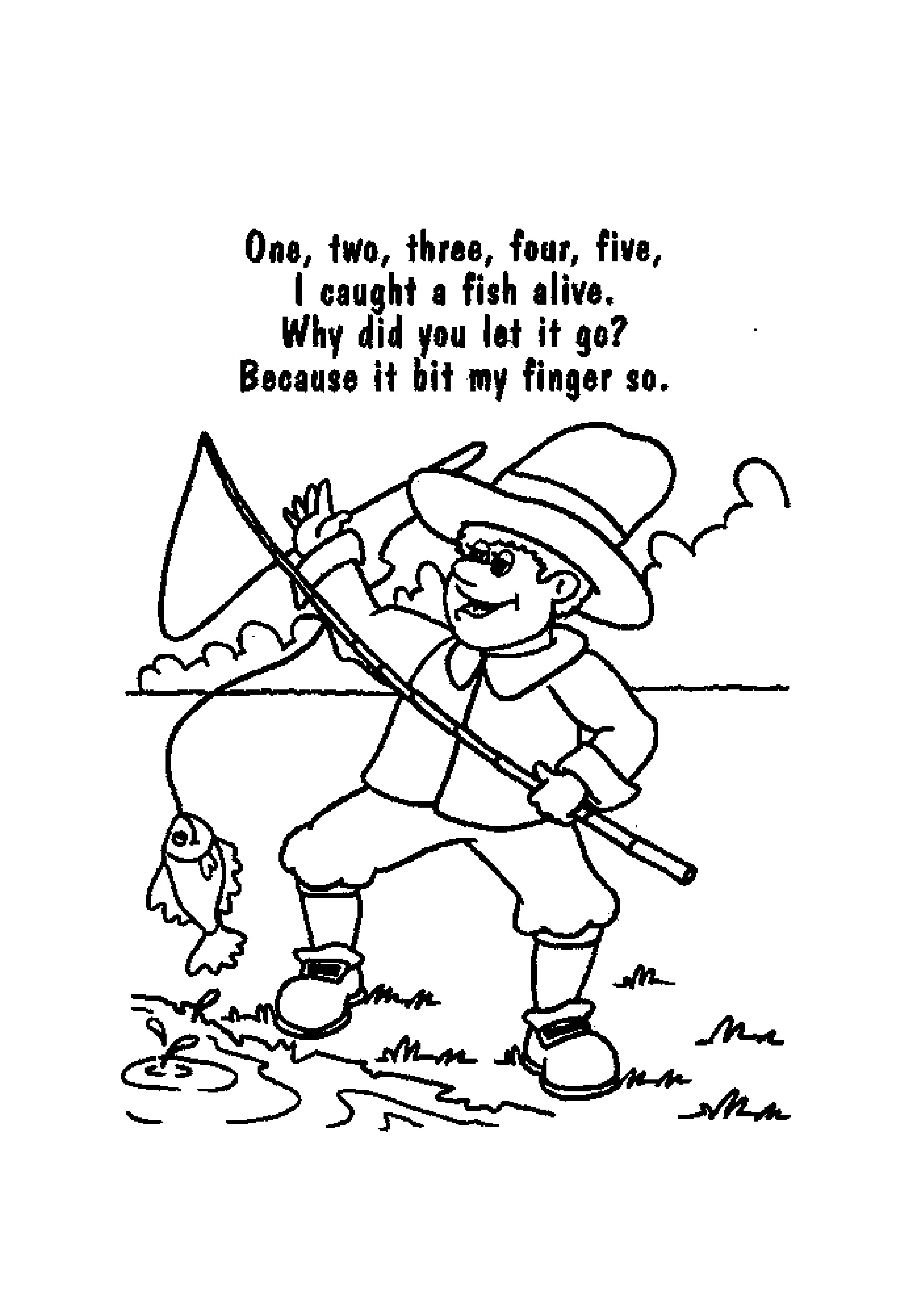 36 Free Printable Nursery Rhyme Coloring Pages 26