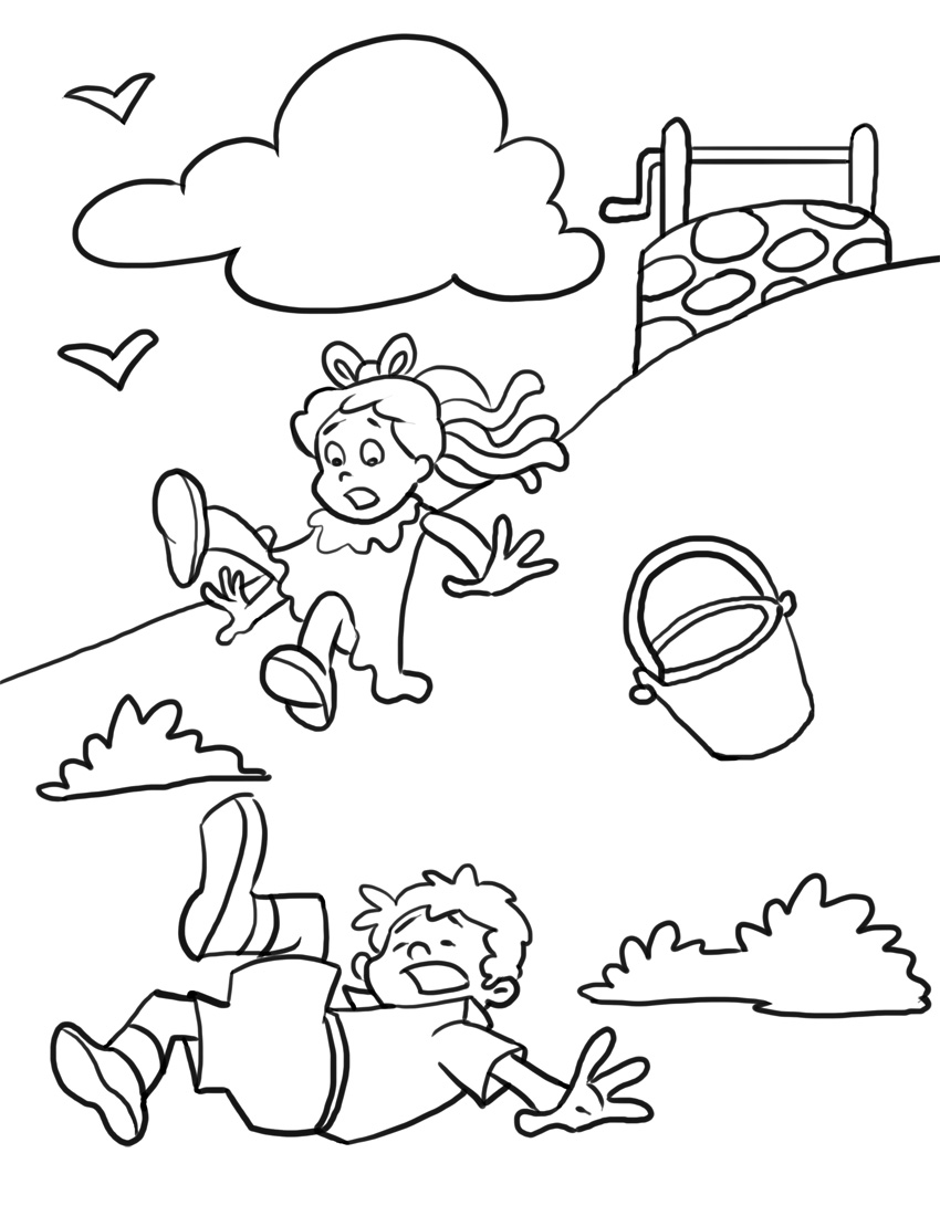 36 Free Printable Nursery Rhyme Coloring Pages 9