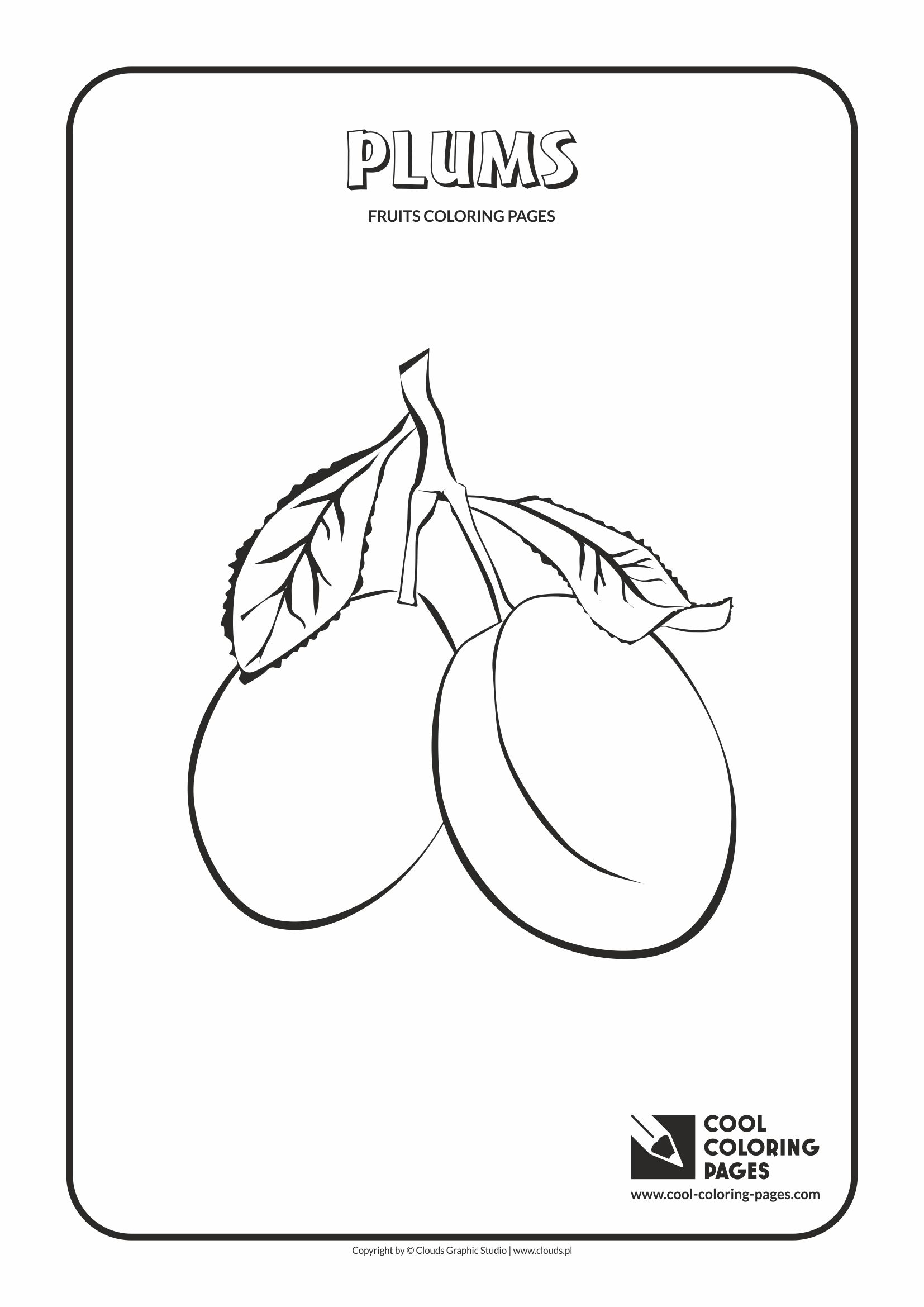 36 Juicy Plum Coloring Pages Printable 25