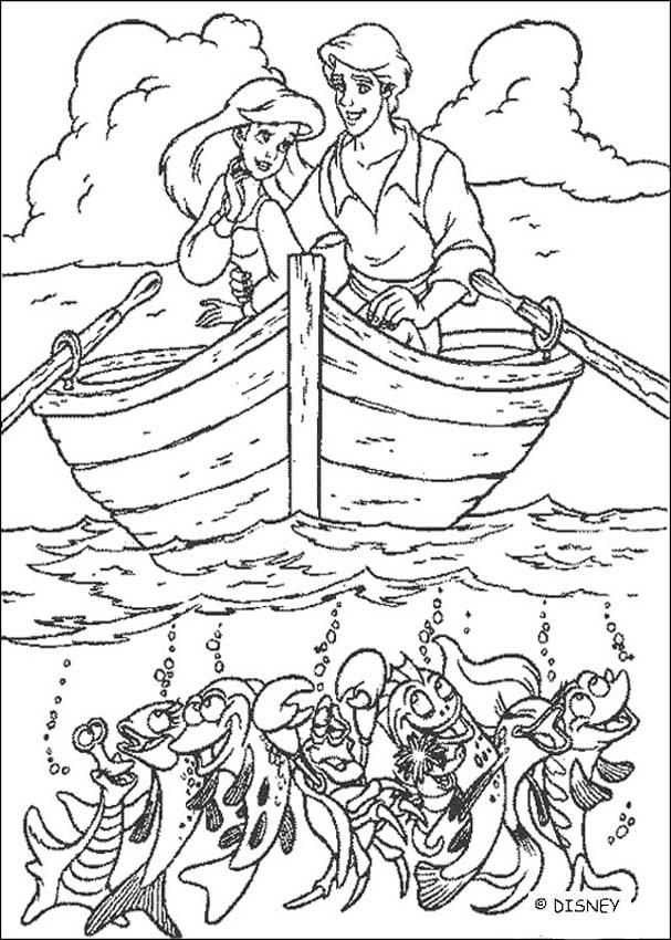 36 Magical The Little Mermaid Coloring Pages Free Printable 12