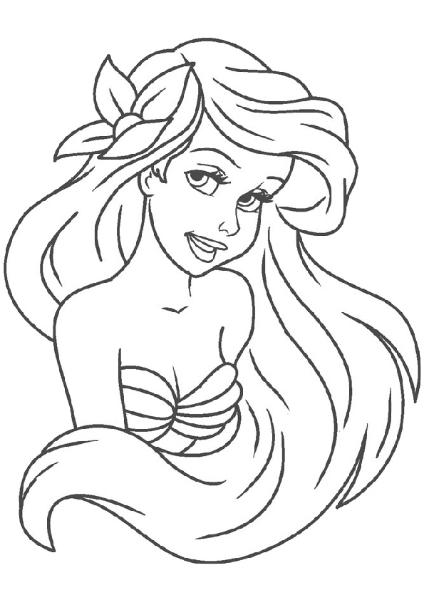 36 Magical The Little Mermaid Coloring Pages Free Printable 15