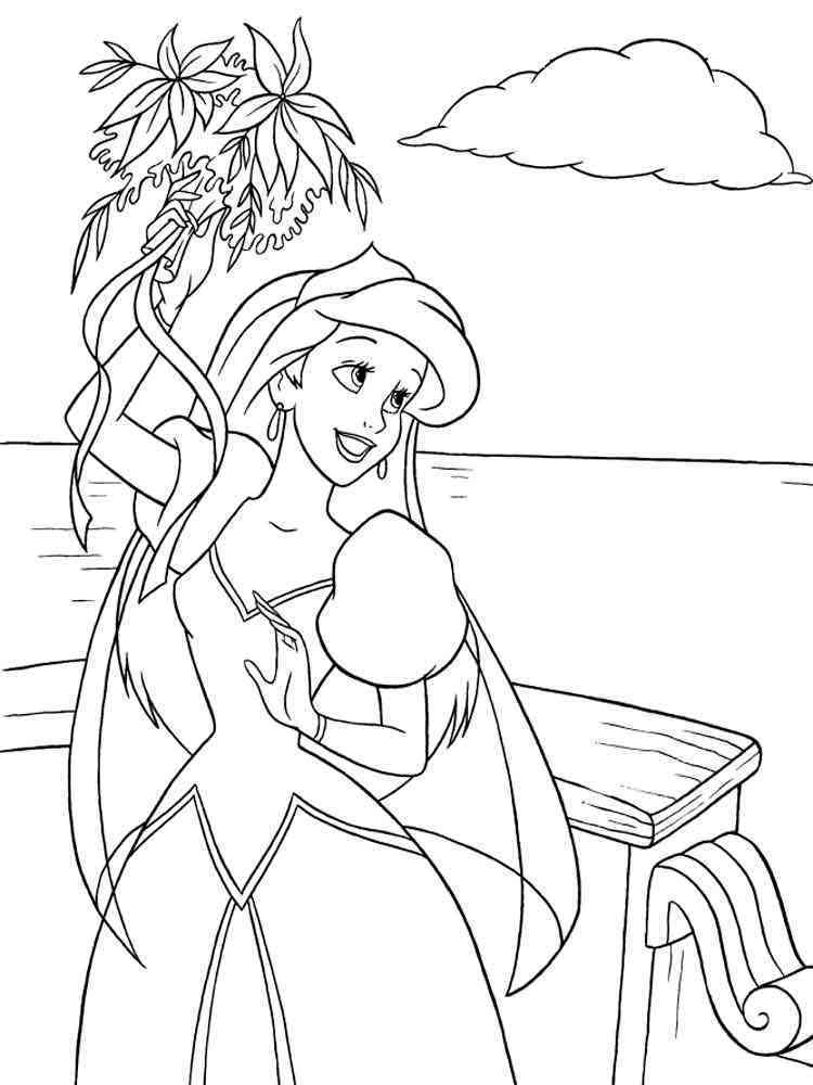 36 Magical The Little Mermaid Coloring Pages Free Printable 30