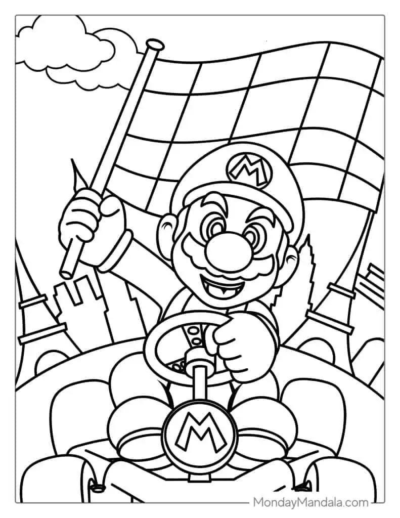 36 Mario Movie Coloring Pages Printable 21