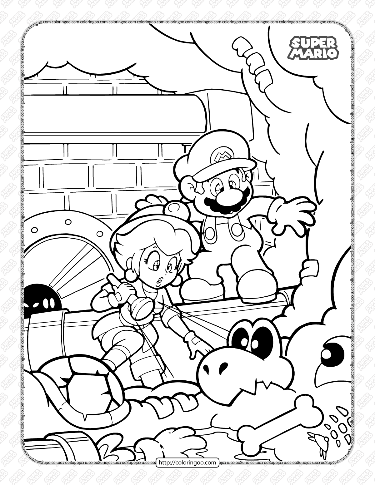 36 Mario Movie Coloring Pages Printable 27