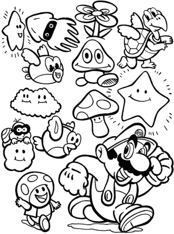 36 Mario Movie Coloring Pages Printable 29