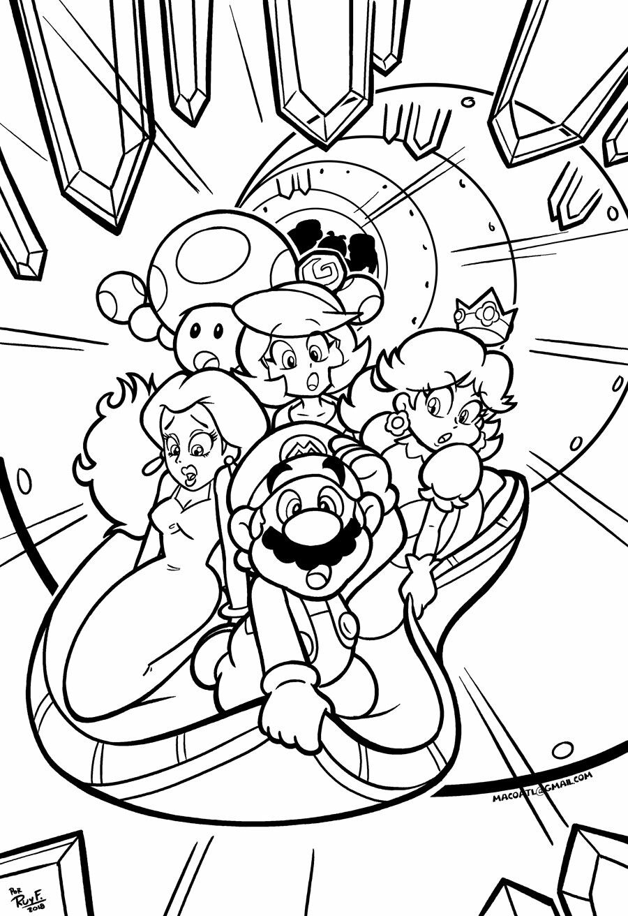 36 Mario Movie Coloring Pages Printable 3