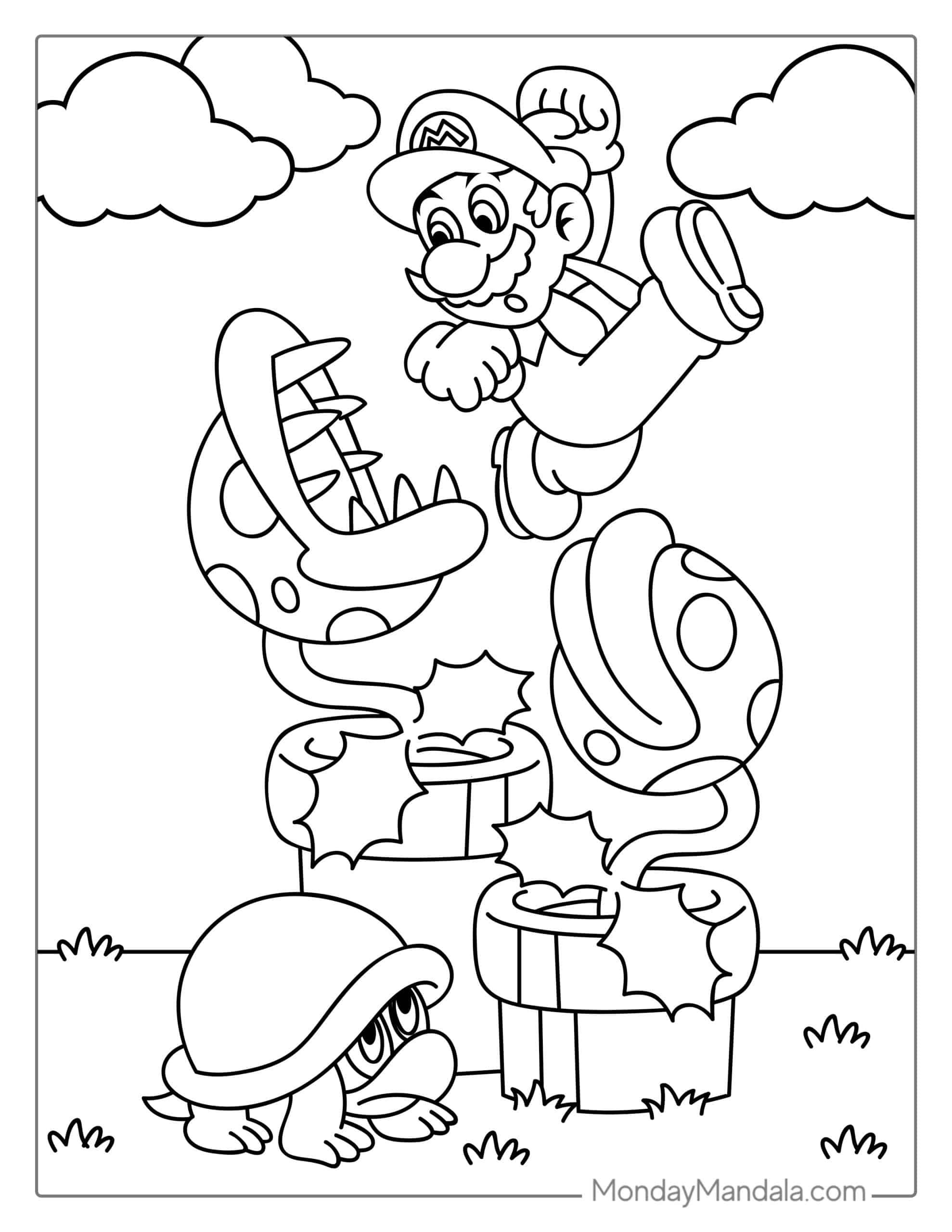 36 Mario Movie Coloring Pages Printable 7