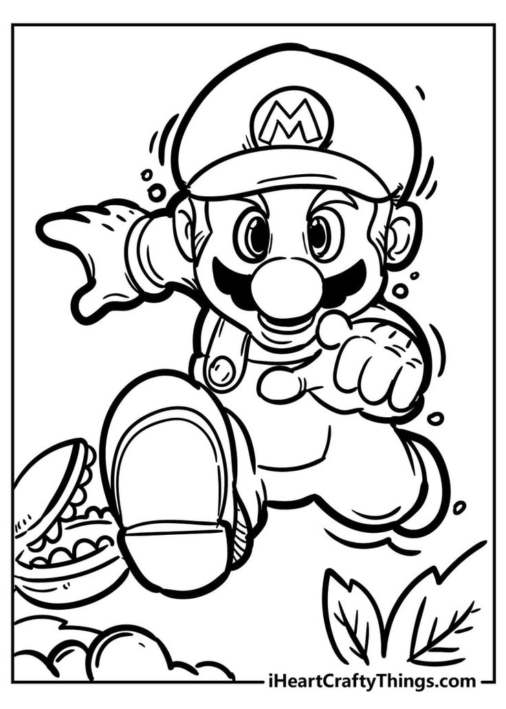 36 Mario Movie Coloring Pages Printable 8