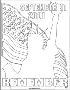 36 Patriotic 9/11 Coloring Pages Printable 9