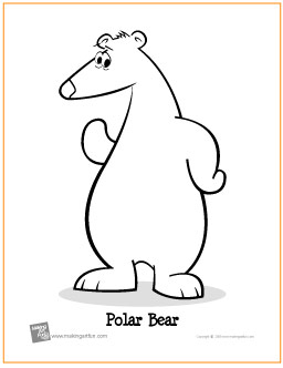 36 Polar Bear Coloring Pages PDF Printable 21