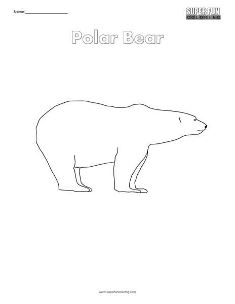 36 Polar Bear Coloring Pages PDF Printable 33