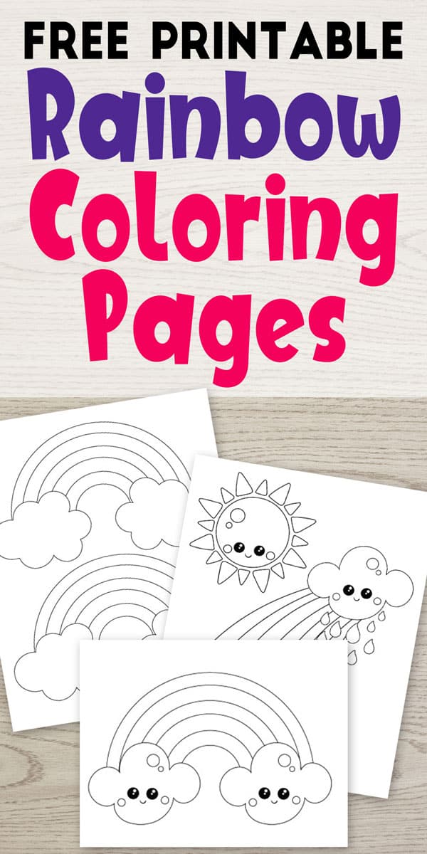 36 Vibrant Rainbow Coloring Pages Printable 30