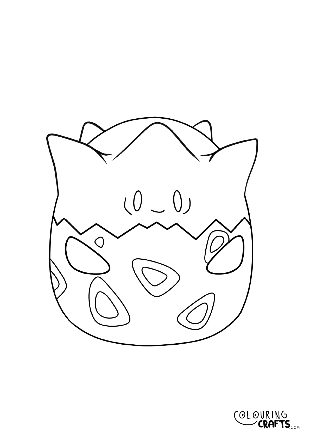 37 Adorable Togepi Coloring Page Printable 20