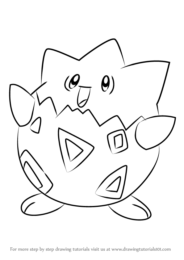 37 Adorable Togepi Coloring Page Printable 5